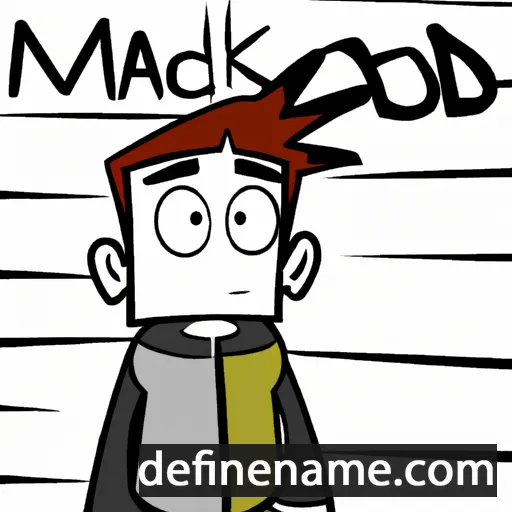 cartoon of the name Madok