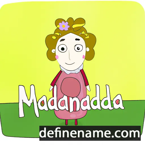 cartoon of the name Madolina