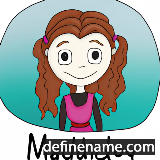 cartoon of the name Madolyn