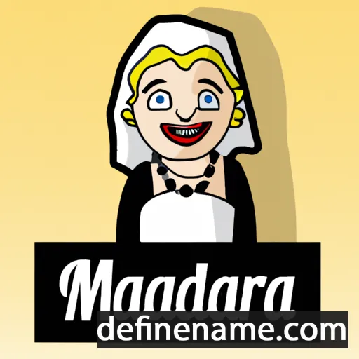 cartoon of the name Madonna