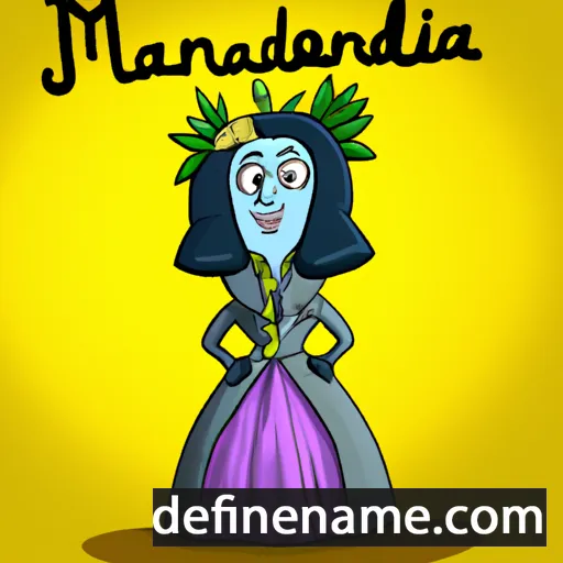 cartoon of the name Madrona