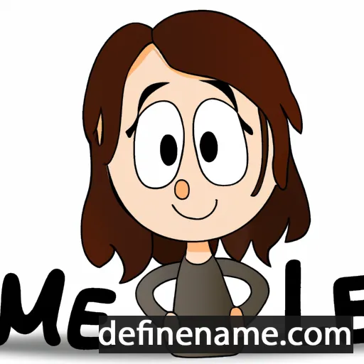 cartoon of the name Maëli