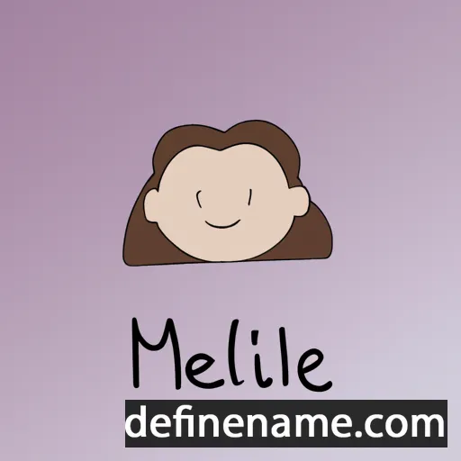 cartoon of the name Maëline