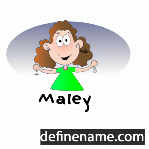 cartoon of the name Maëllys