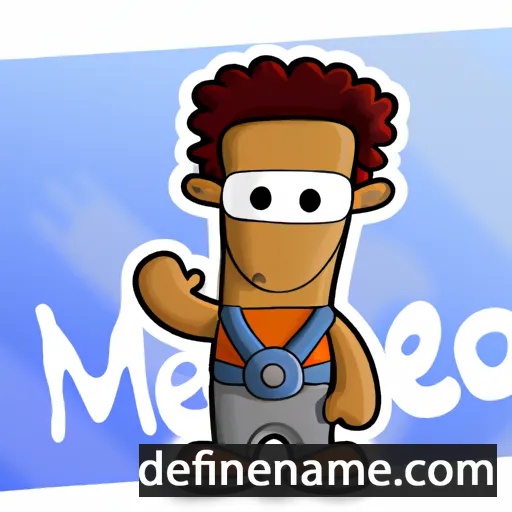 cartoon of the name Maëlo