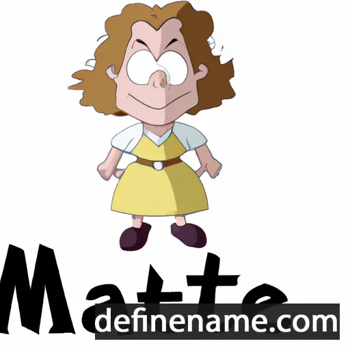 cartoon of the name Maëtte