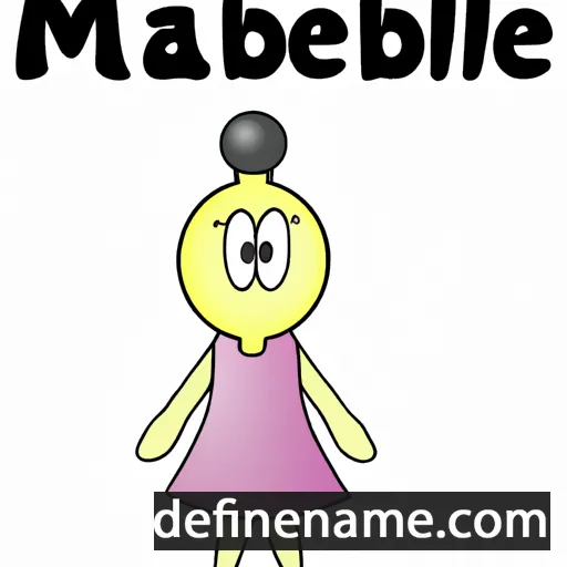 cartoon of the name Maebell