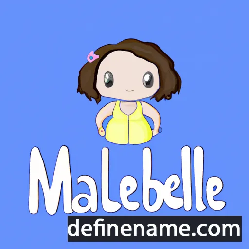 cartoon of the name Maebelle