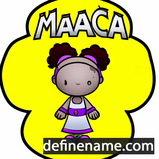 Maecia cartoon