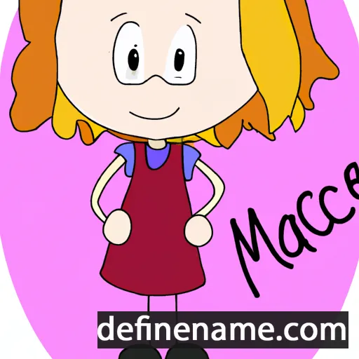 Maecie cartoon