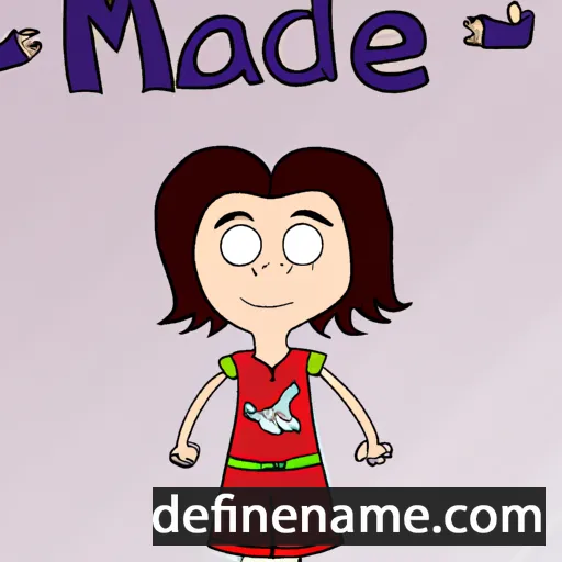 Maede cartoon