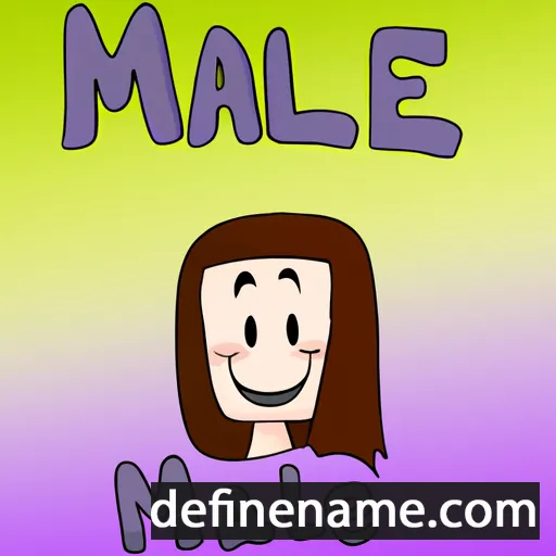 Maelee cartoon