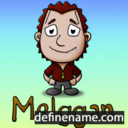 cartoon of the name Maelgwyn