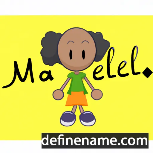 cartoon of the name Maeli