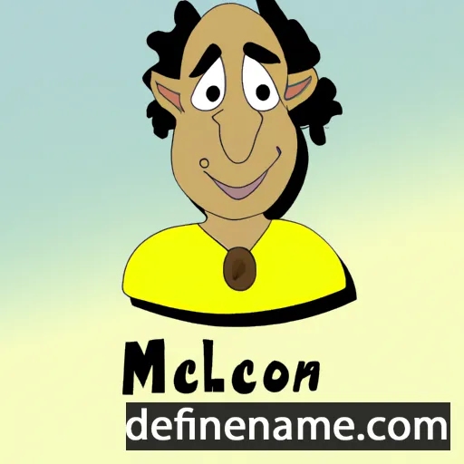 cartoon of the name Maelon