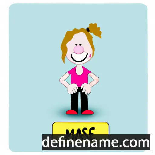 cartoon of the name Maesie