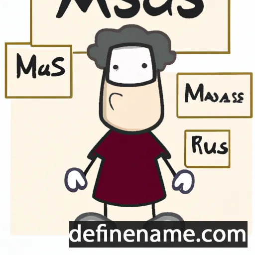 Maesus cartoon