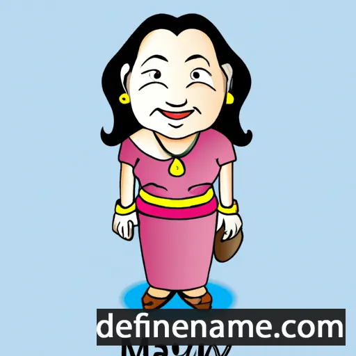 Maevawati cartoon