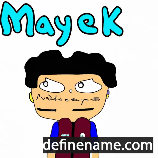 cartoon of the name Maeyken