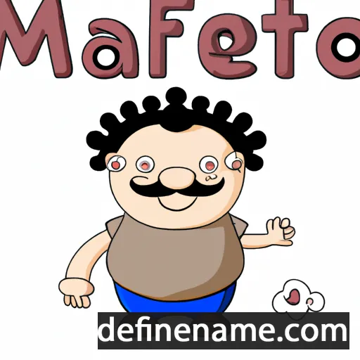 cartoon of the name Maffeo