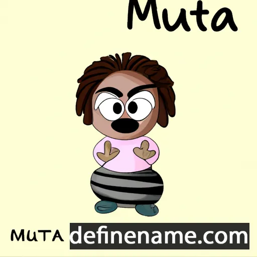 cartoon of the name Mafuta