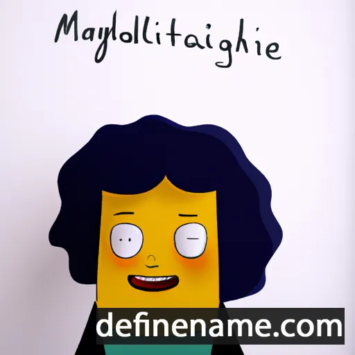 cartoon of the name Magdahlia