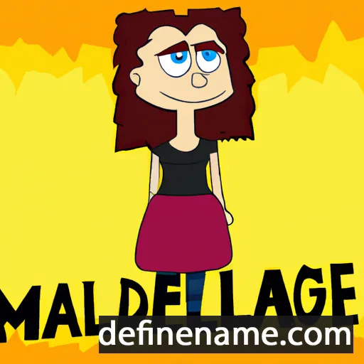 cartoon of the name Magdaleen