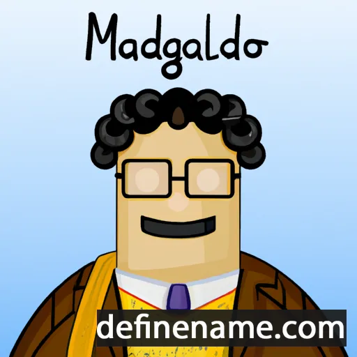 cartoon of the name Magdaleno