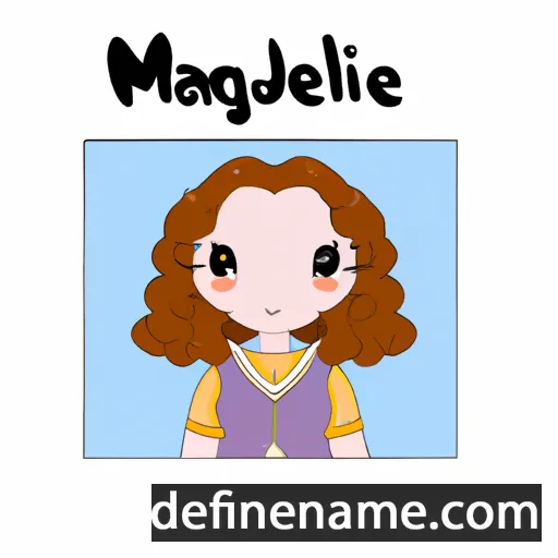 cartoon of the name Magdaline