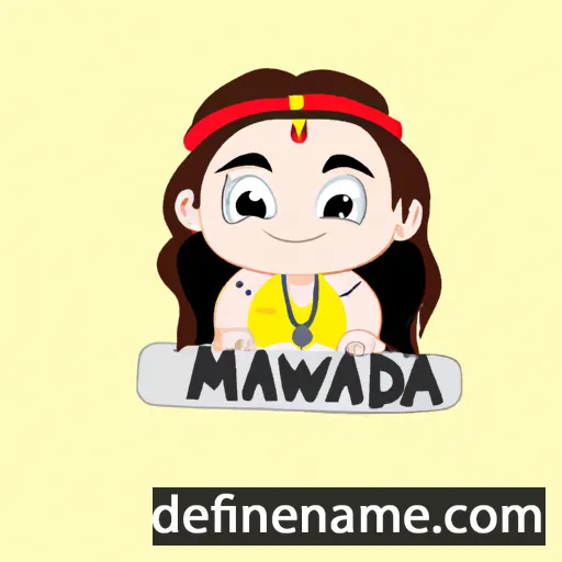 cartoon of the name Magdawati