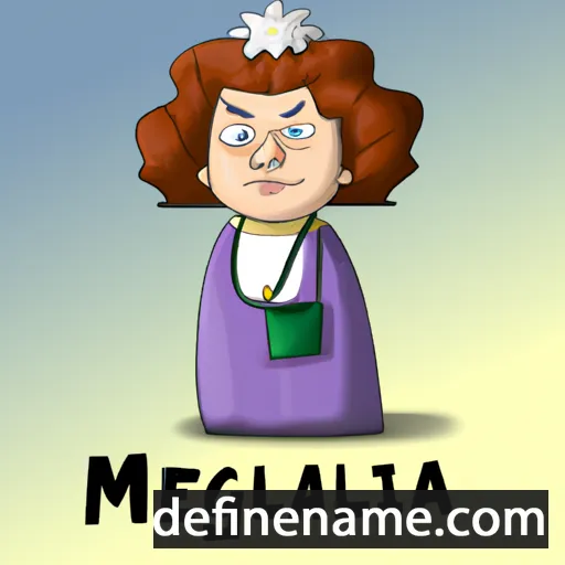 cartoon of the name Magdelina