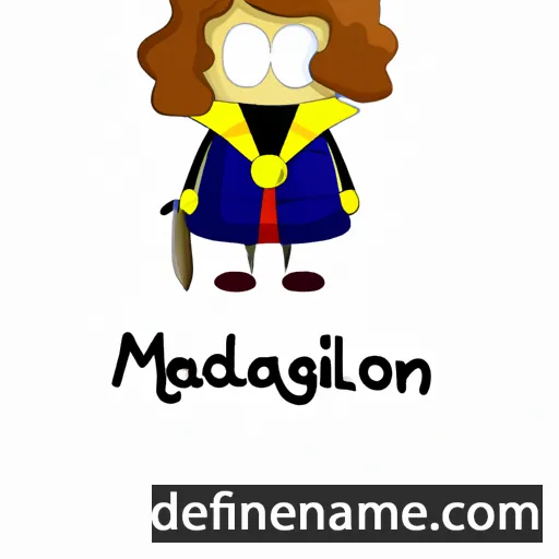 cartoon of the name Magdelon