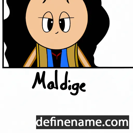 cartoon of the name Magdihel