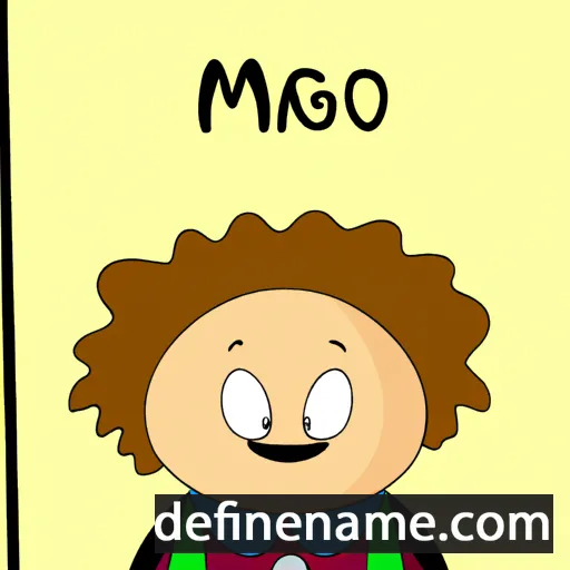 cartoon of the name Magdó