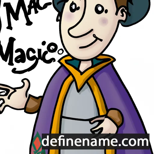 cartoon of the name Mage