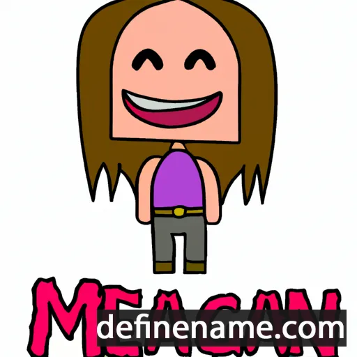 cartoon of the name Magen