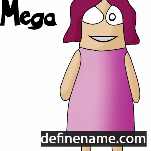 cartoon of the name Magena