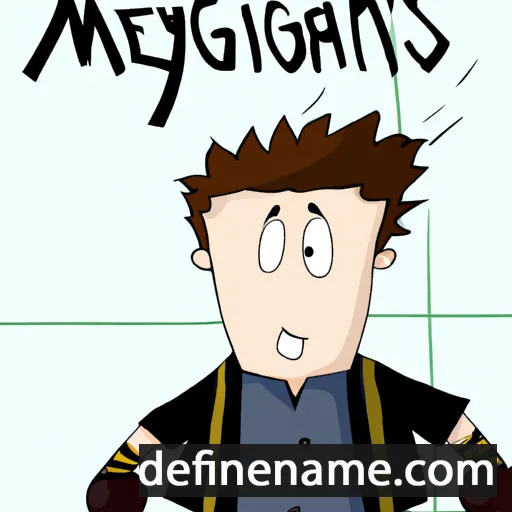 cartoon of the name Maghens