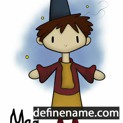 cartoon of the name Magí