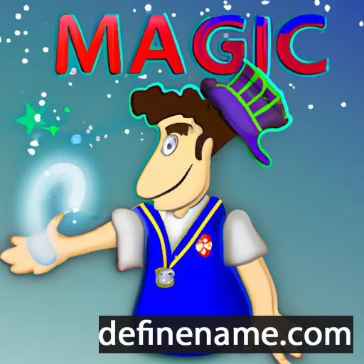 Magic cartoon