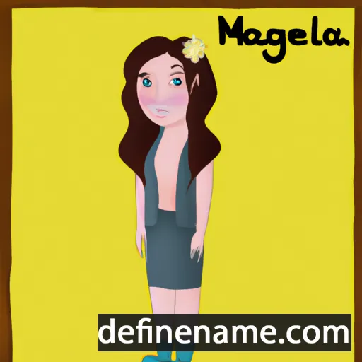 cartoon of the name Maglena