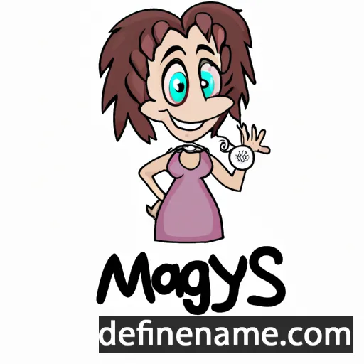 cartoon of the name Maglys