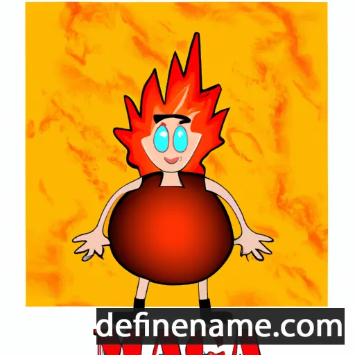 cartoon of the name Magma