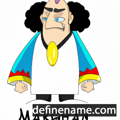 cartoon of the name Magnahar