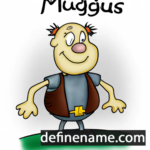 cartoon of the name Magnuss