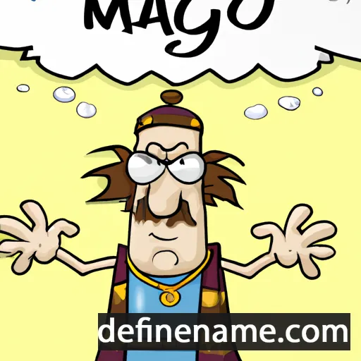 cartoon of the name Magog