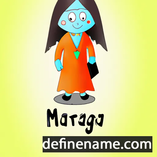 cartoon of the name Magryta