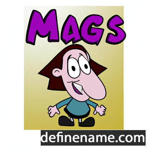 cartoon of the name Mags