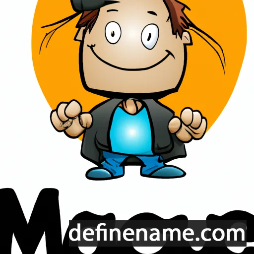 cartoon of the name Mague