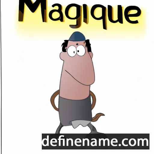 cartoon of the name Maguelone